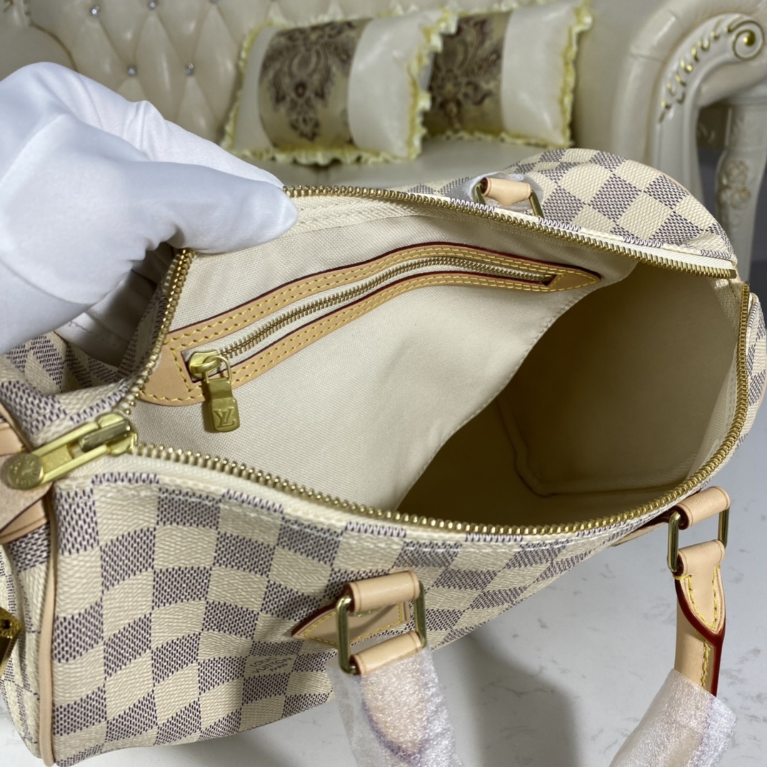 Louis Vuitton SPEEDY BANDOULIERE 30 Damier Ebene Handbag N41370 